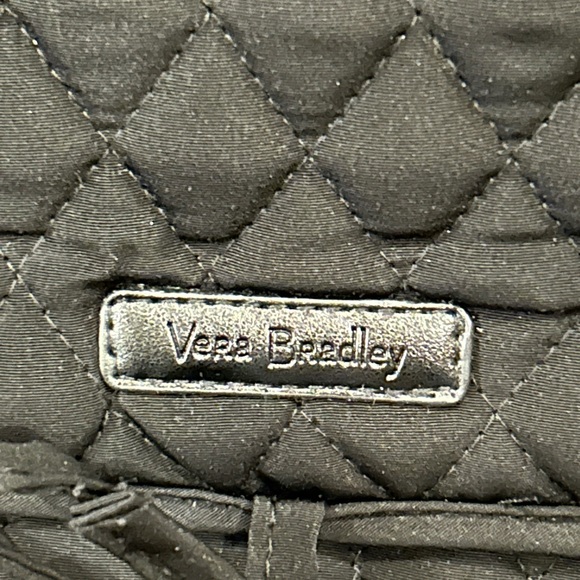 Black Vera Bradley hanging travel organizer - Picture 2 of 5